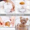 Cute 3D Bear Shape Silicone Ice Cube Mold Ice Grinder Ice Cream Making Molds Cold Drink Coffee DIY Tools for Home Use