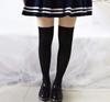 Fake 30 X 70 Set of Contrasting Flattering for Women [Laisve] Knee-high Stockings, Denier, 2, Velvet, Fabric, Non-run, Legs, Black, Plain,
