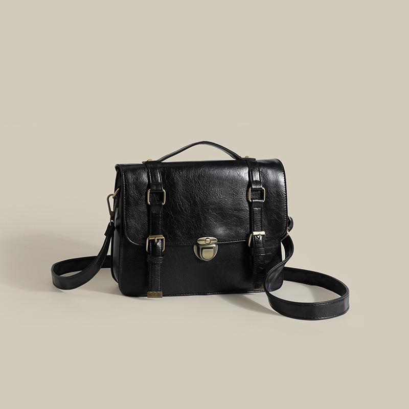 

Дизайнерская сумка осень новая ПУ большой емкости роскошный ретро колледж стиль униформа сумка-мессенджер сумка-мессенджер (20cm<Max Length<30cm)