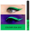 34-color Matte Quick-drying Long-lasting Non-bleeding UV Fluorescent Colored Eyeliner Liquid Pen