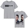 O-Oasis Live 25 Tour T-Shirts British Rock Band T-shirt Mens Clothing Cotton Casual Short Sleeve Tee Shirt Oversized Streetwear