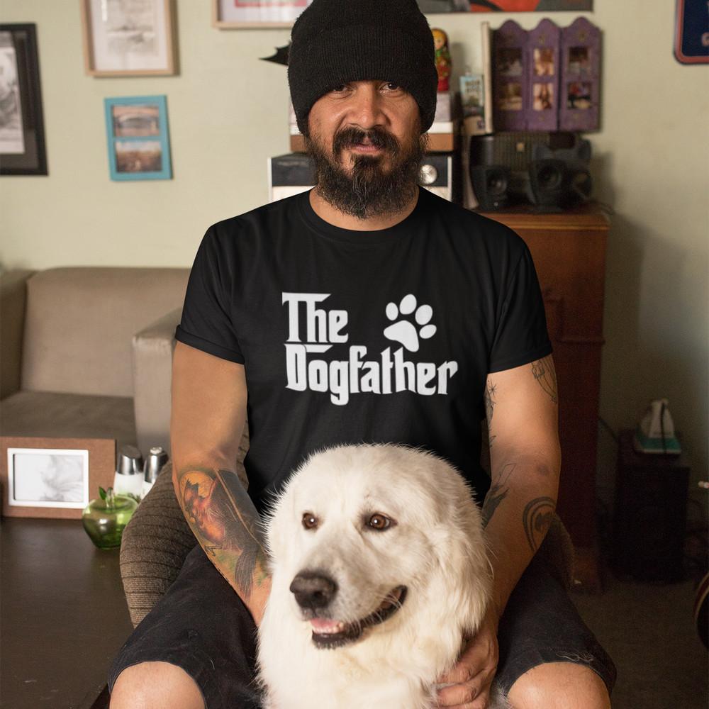 THE DOGFATHER T-SHIRT (Godfather Pets Pet Family Cat Bird Animal Alsatian pug) Unisex T-Shirt S