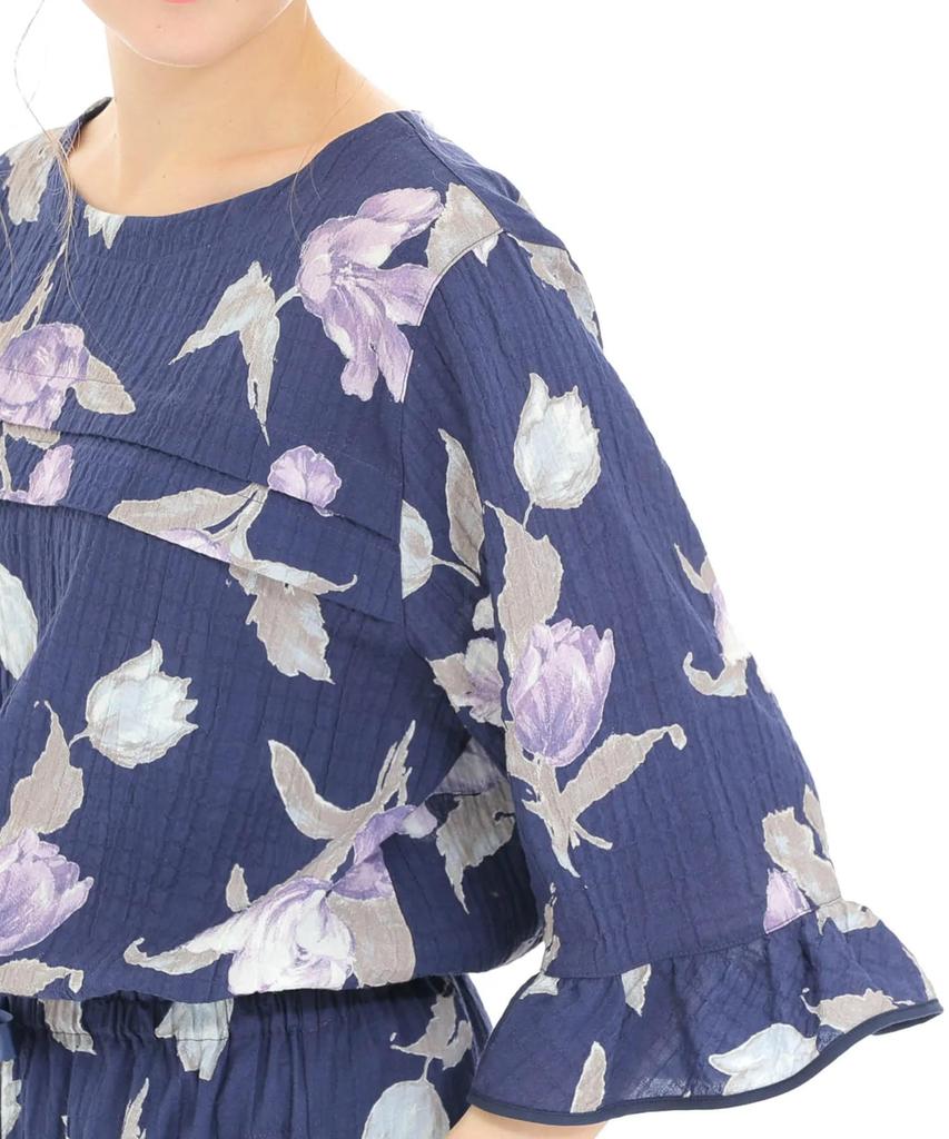 Shirred Voile Tulip Pajamas [Narue]