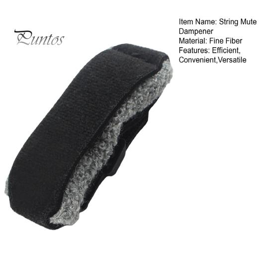 Guitar String Mute Dampener Guitar Noise Reducer Fretboard Muting Wrap Electric Guitar Bass Muffler Silencer Damper Strap for Electric Acoustic Bass