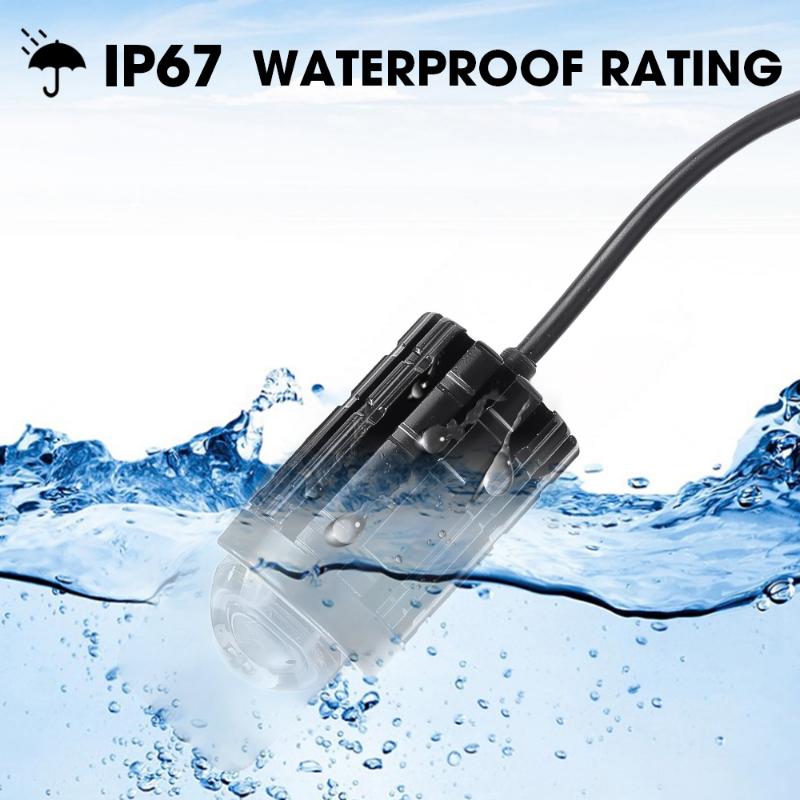 Waterproof Dual Color Small Steel Cannon LED  Bright Car and Motorcycle Headlights Electric Vehicle LED Lamp Auto Headlight Bulb