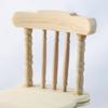 Unpainted Miniature Study Table Chair Set With Smoothly Texture For 1/12 Doll House Decoration Scene Display Accessories