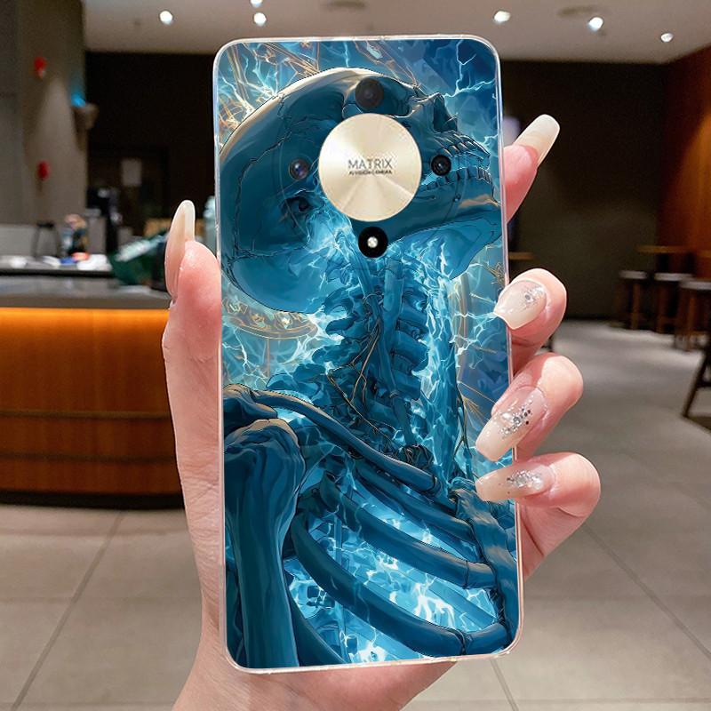 Casing For Honor X9b X9a Magic 6 5 Lite 5G Luxury Dragon Cute Cool Boys Girls Transparent Soft silicone Back Cover Phone Case