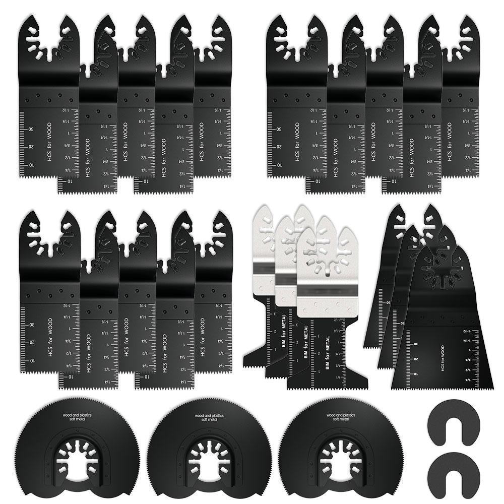 20-100Pcs Multi-Function Oscillating Blade Renovator Saw Blades Multi Power Tools Accessories Precision Universal Cutter Blade