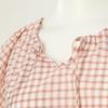 Venus Pastel Check Cotton Polyester Homewear Top[vevs128w]