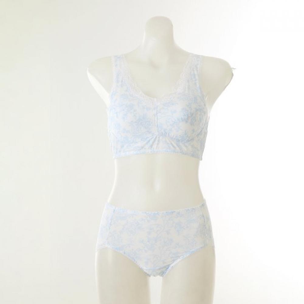 Wacoal Cooling Print Women S Half Cup Running Panty Set Wlgb625r Wlgc625t 85/90