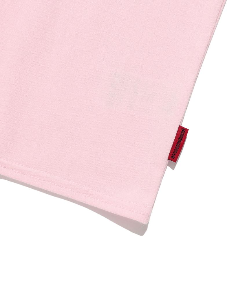 NICEGHOSTCLUB 3Stars Symbol Crop Slim Tee_Pink(Ng2Fmft538A)