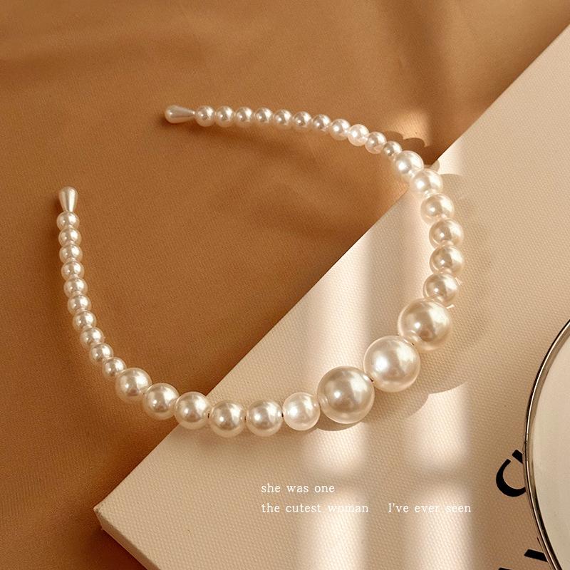 

Изысканные обручи для волос с искусственным жемчугом и цветами, модные аксессуары для волос, праздничный стиль, идеальные подарки для девочек