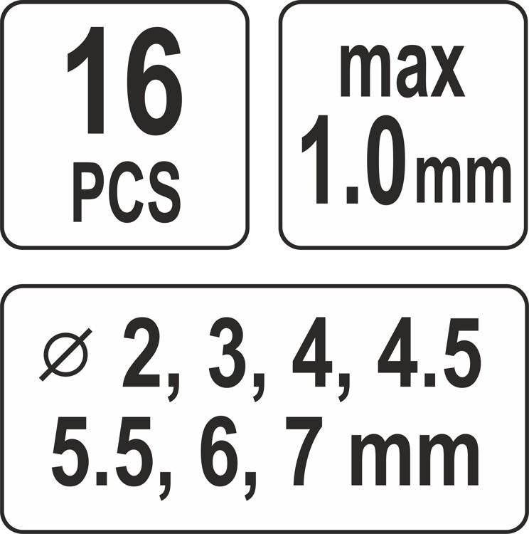 MANUAL PUNCH FOR SHEET METAL YT-18973 YATO