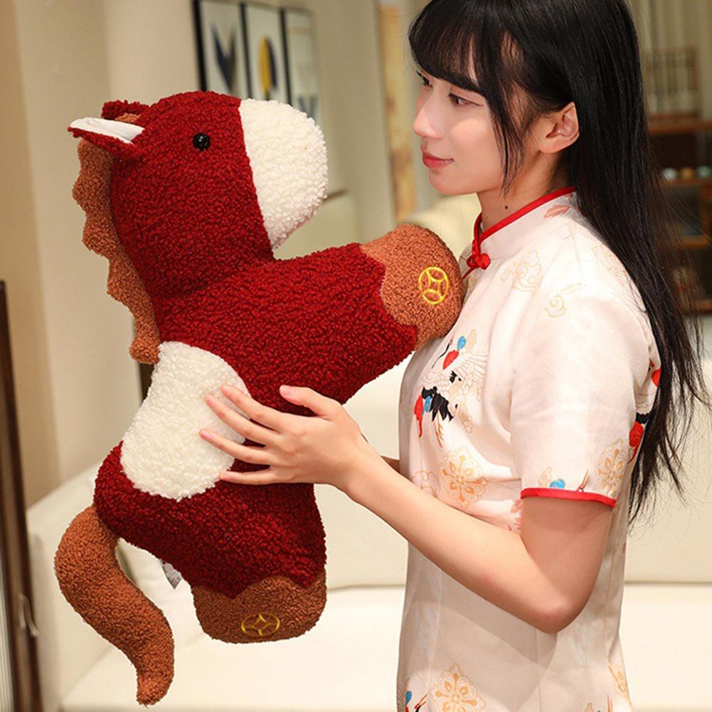 

Cute Horse Stuffed Animal For Good Luck Multi-Functional Use For Sofa Bedroom China Mainland