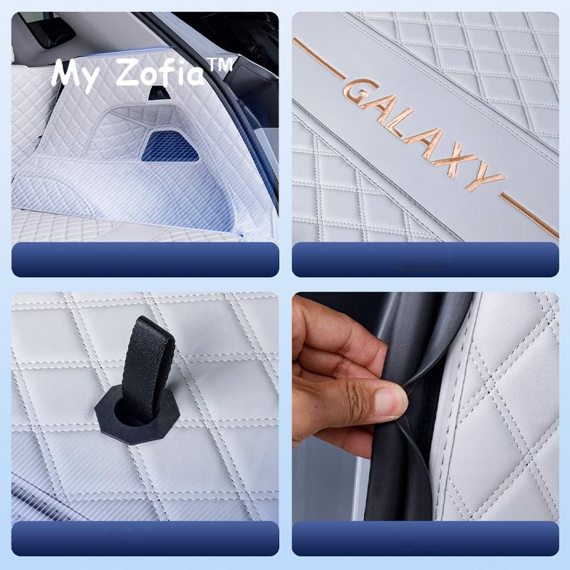 Leather Trunk Mat For Geely EX5 Galaxy E5 2024 2025 2026 Car Boot Liner Tray Waterproof Mud Protector Pad Cargo Mat Accessories
