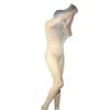 Women Unisex Sexy Oil Shiny Bodysuit Sheer See Through Body Pantyhose Tights Cocoons Body Stocking Elastic Yoag Leotard Bodycon