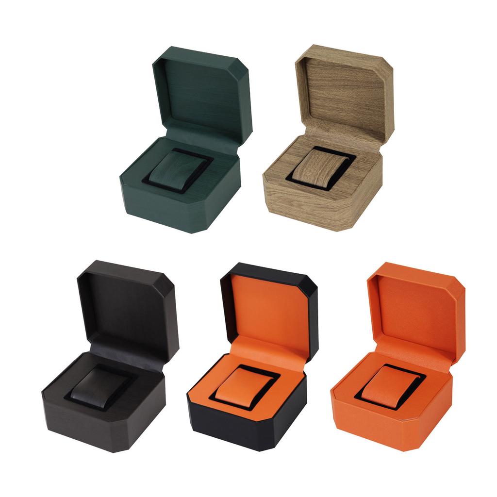 Stylish Leather Watch Box Watch Organizer Watch Storage Box PU Watch Case PU Material Perfect for Watches Storaging