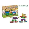 Jeu de puzzle en bois 2 ours en peluche 24 pièces