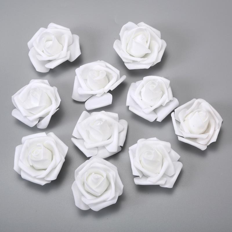 Free Shipping Foam Rose Heads - 5 Layer, 6.5cm Diameter, Artificial PE Flower Balls