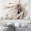 White Flowers Pattern Tapestry Wall Hanging Tapestry Large Fabric Autumn Simple Nordic Boho Plant Pattern Bedroom Decoration