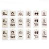 Cat Knitting Wool Ball Cloth Garment Labels Clothing Tags Handmade With Love Sewing Accessories