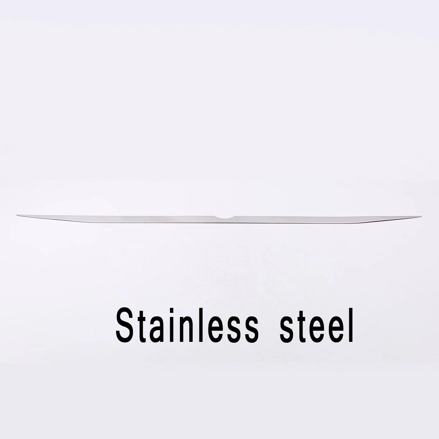 For Mercedes Benz A Class W177 A180 A200 A250      Cover Hood Back Rear Door Trunk Tailgate Frame Plate Trim Stainless steel