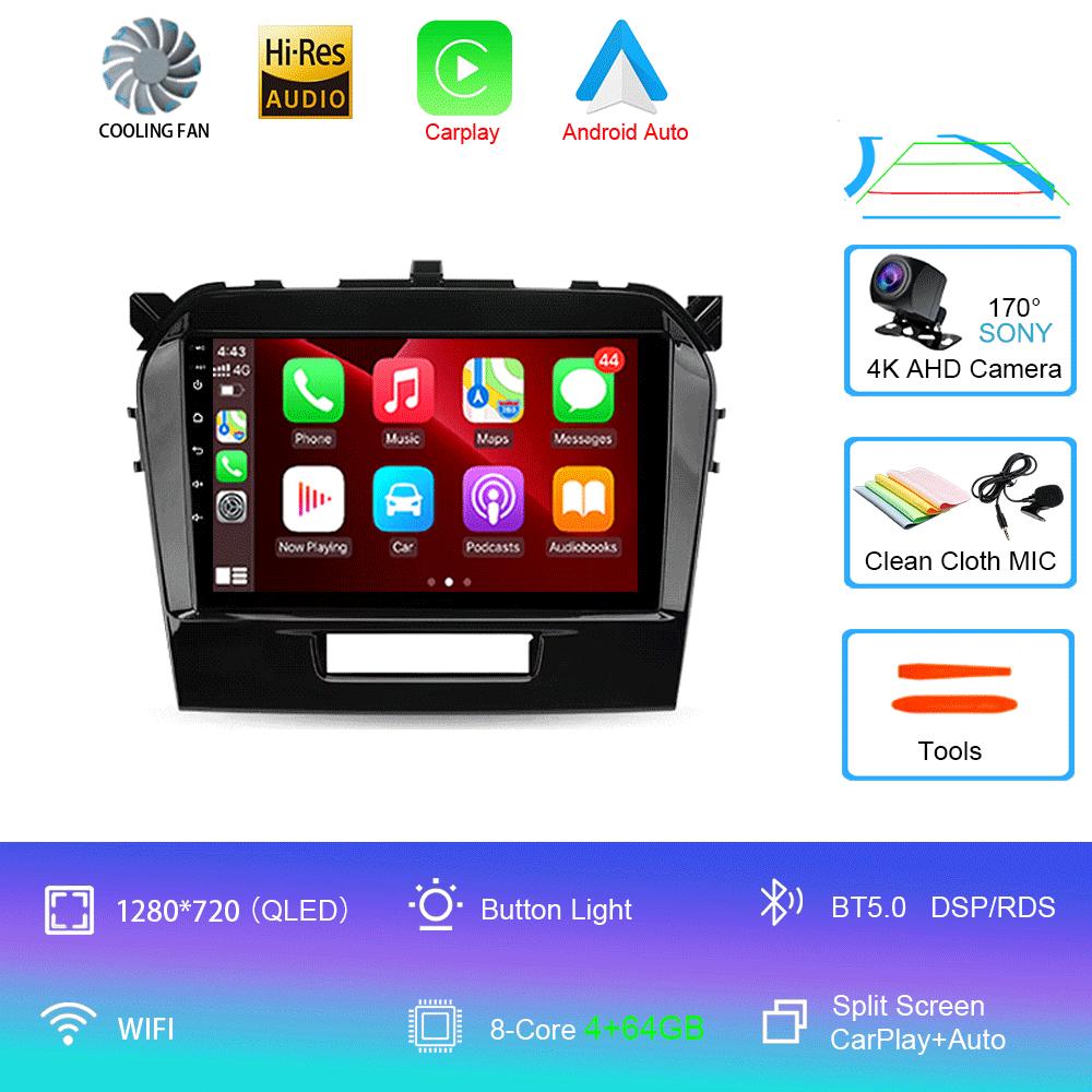 Android 14 Car Radio For Suzuki Vitara 4 2014 - 2018 Multimedia Video Player Navigation Stereo GPS No 2din 2 Din Dvd