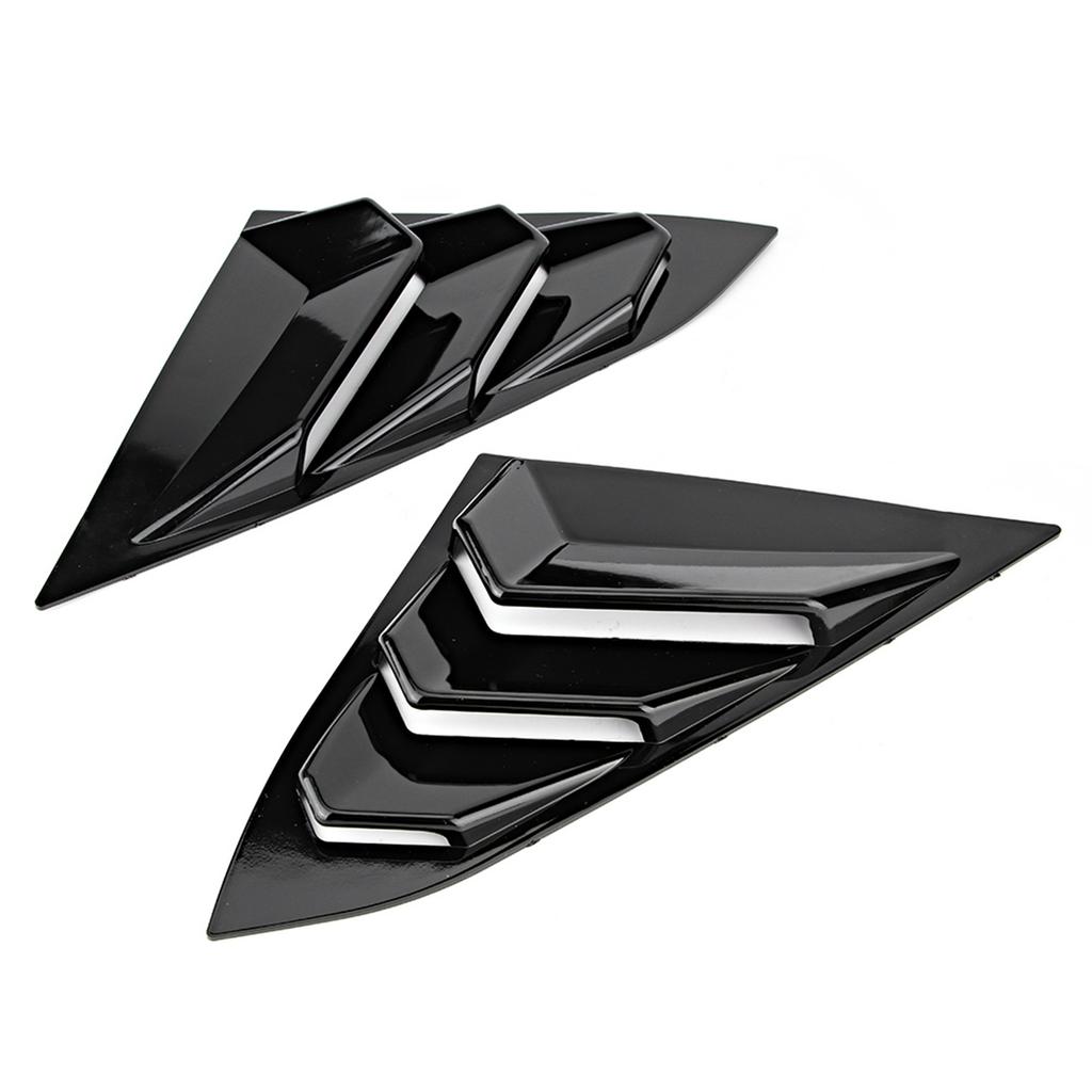 Bil Bakre Fönster Ventilationsutlopp Lamell Skärmlist Passar för Honda Civic 20162019