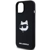 Karl Lagerfeld Klhmp15Sschpplk Iphone 15 / 14 / 13 6.1 Czarny/Black Hardcase Silicone Choupette Head Magsafe