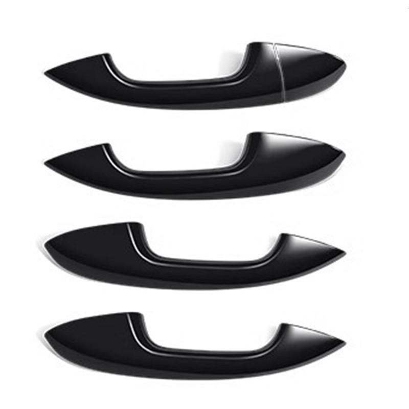 1Set Exterior Door Handle Trim Cover For C/E/GLC/GLB/A/B/GLE/GLS/CLA/GLA-Class Door Pull Stickers LHD