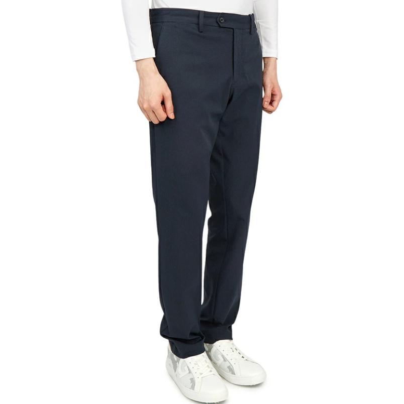 J.LINDEBERG Solid Color Straight Leg Casual Pants Men Bottoms Black GMPA06352-6855