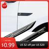 For VW VOLKSWAGEN 2026 New For Volkswagen VW Golf 8 2019 2020 2021 2022 2023 MK8 Car Accessories Trim Side Fender Front ABS Embl