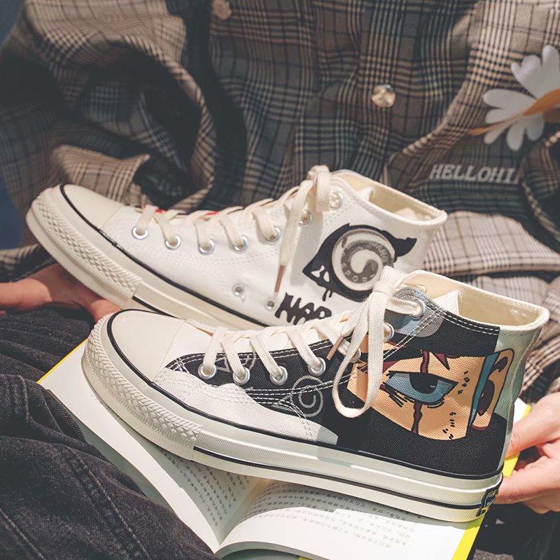 canvas printed shoes