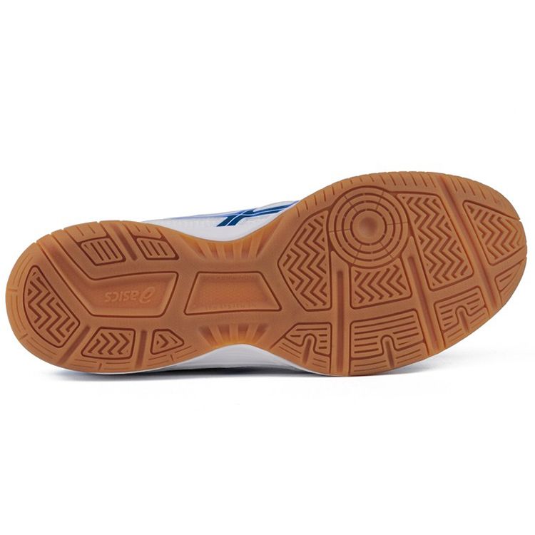 Asics River Cs Comfortable Soft Flexible Non-Slip Durable Breathable Support Low-Top Training Running Shoes Men Sneaker White Blue 1053A034-100