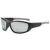 New European and American style sunglasses for men, featuring a sponge lining, suitable for sports and cycling; fashionable and trendy sunglasses for