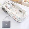Crib for Foldable with Portable and Portable Perfect for First Breathable and Prevents Rolling Safe and Secure Bed-in-Bed Co-Sleeping Newborns,