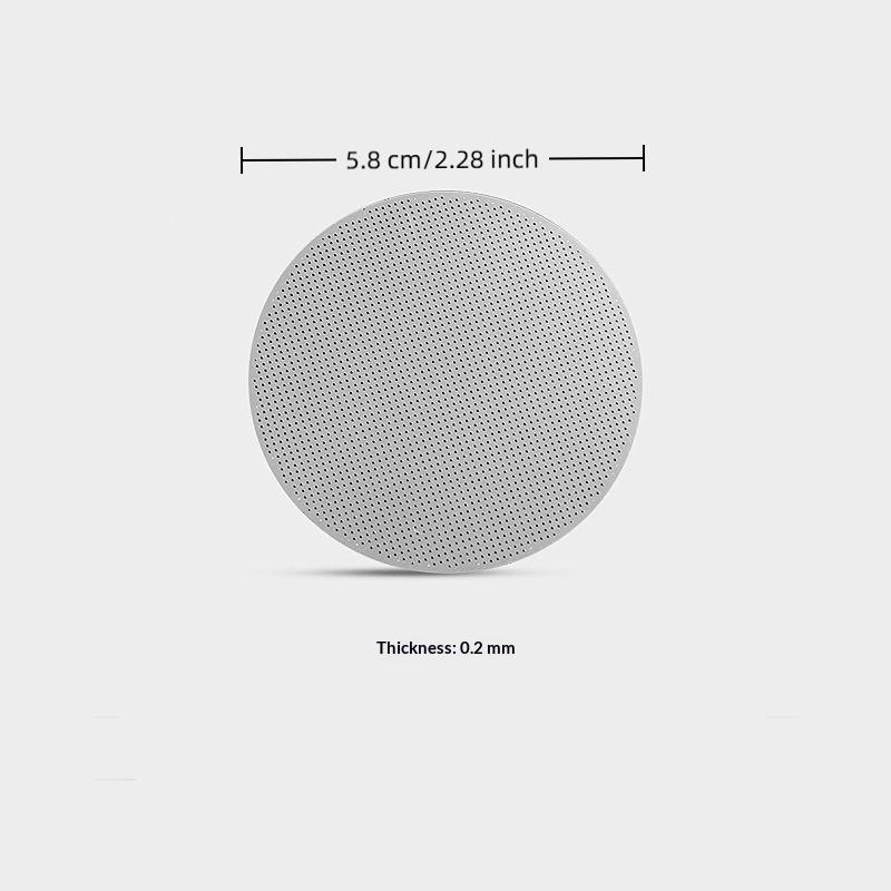 1Pcs 51/58.5Mm Reusable Holder 0.2/0.8Mm Magnetic Espresso Puck Screen Coffee Filter For 51/58Mm Portafilter Barista Accessories