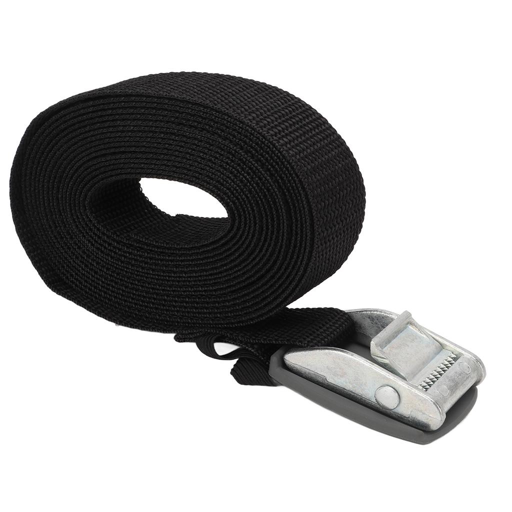 Lashing Strap 11.8 Ft X 1 Inch Quick Release Kayak Tie Downs Strap with Metal Cam Lock Buckle for Truck Cinch Luggage