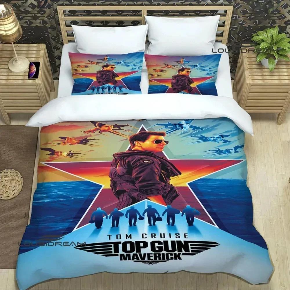 

Comforter Movie Top Gun Printed Bedding Sets Exquisite Bed Supplies Set Bed Comforter Set Bedding Set Luxury Birthday Gift Comforter (quilt)-EU Single(135*200cm)3pcs