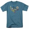 Mighty Mouse zum Himmel T-Shirt Herren Lizenzierte Cartoon-Merchandise Schiefer