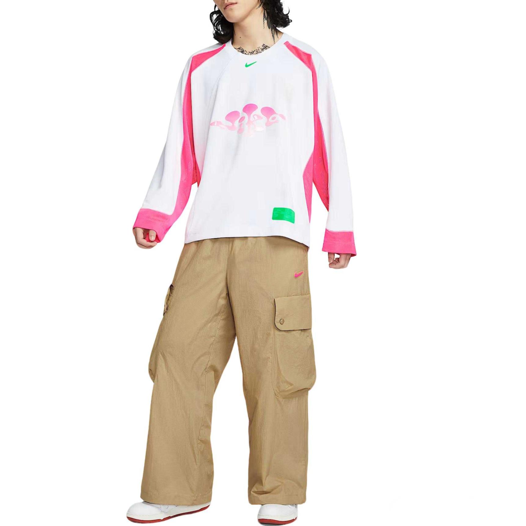 

Nike Project F.R.O.G. Color Block Loose Fit Long Sleeve T-Shirt Men Tops HV9565-100 L