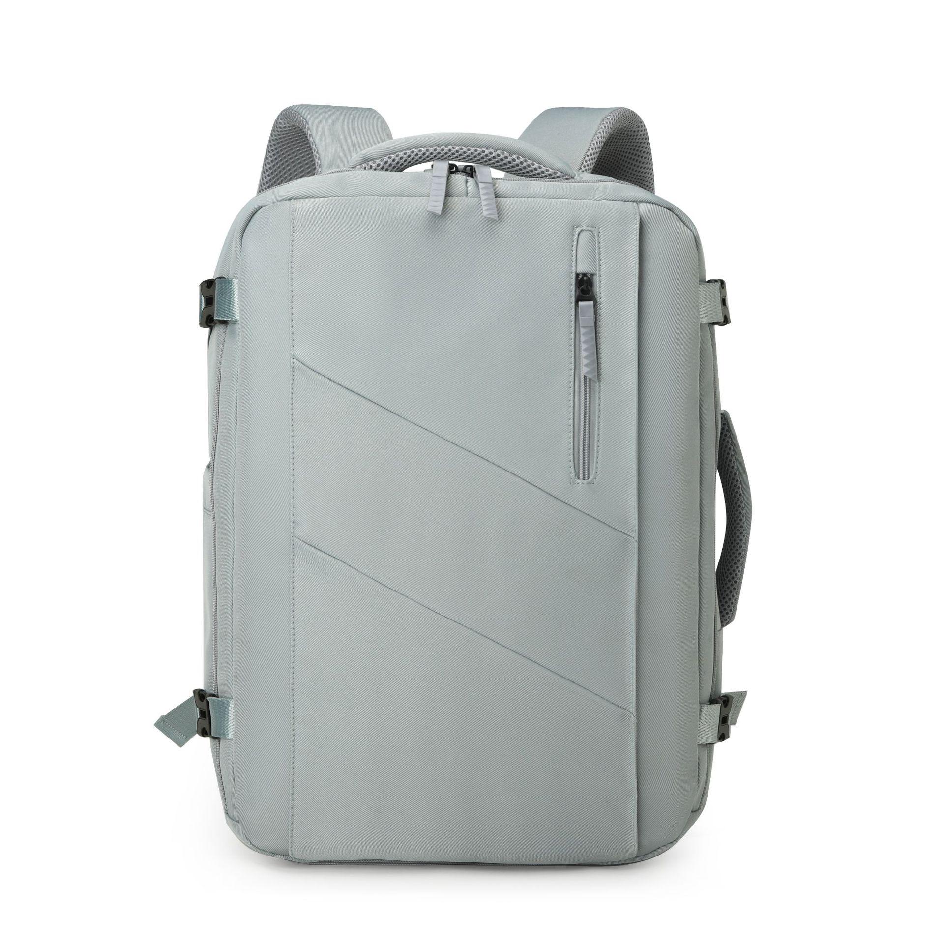 

High-Capacity Men s Business Travel Backpack with Shoe Compartment світло-синій колір