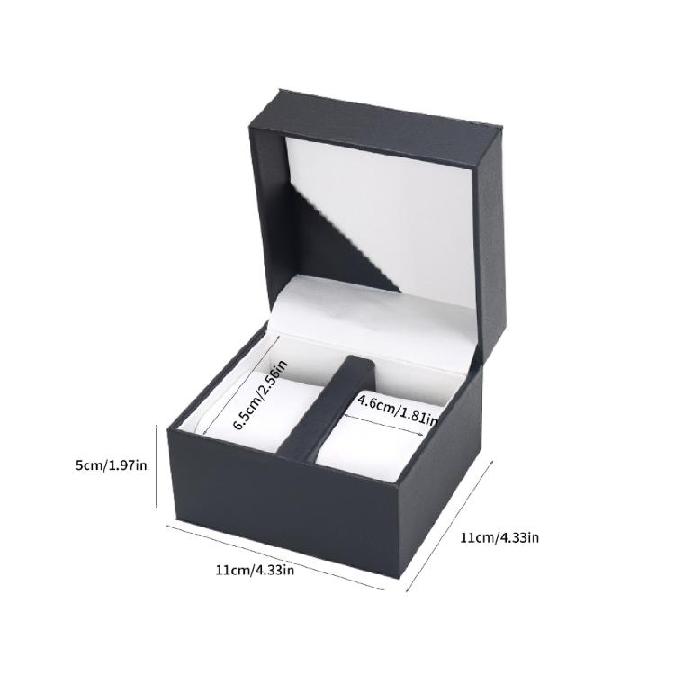 PU Leather Matching Watch Box Jewelry Container Holder For Couple With 2 Compartment for Necklace Bracelet Storage