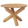 Day and Night - Day and Night Garden Dining Table Solid Teak Wood Ø110x75 Cm