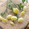 Honey Girl Three-Headed Ranunculus Artificial Flower for Home Decoration & Weddings