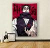 Jujutsu Kaisen Choso Tapisserie Personnage Anime Accroche Murale Impression Plate Décor Esthétique Sombre pour Chambre à Coucher Dortoir Cadeau pour JJK