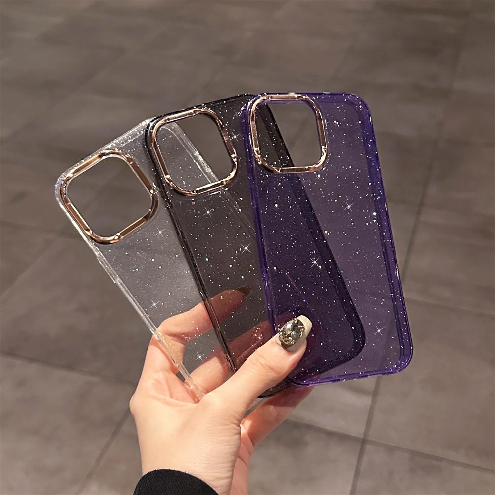 Luxus Kristall Bling Glitzer Panzer Transparente Hülle Für iPhone 16 15 14 13 12 Pro Max Plus 11 Stoßfest Beschichtung Ring Hartschale