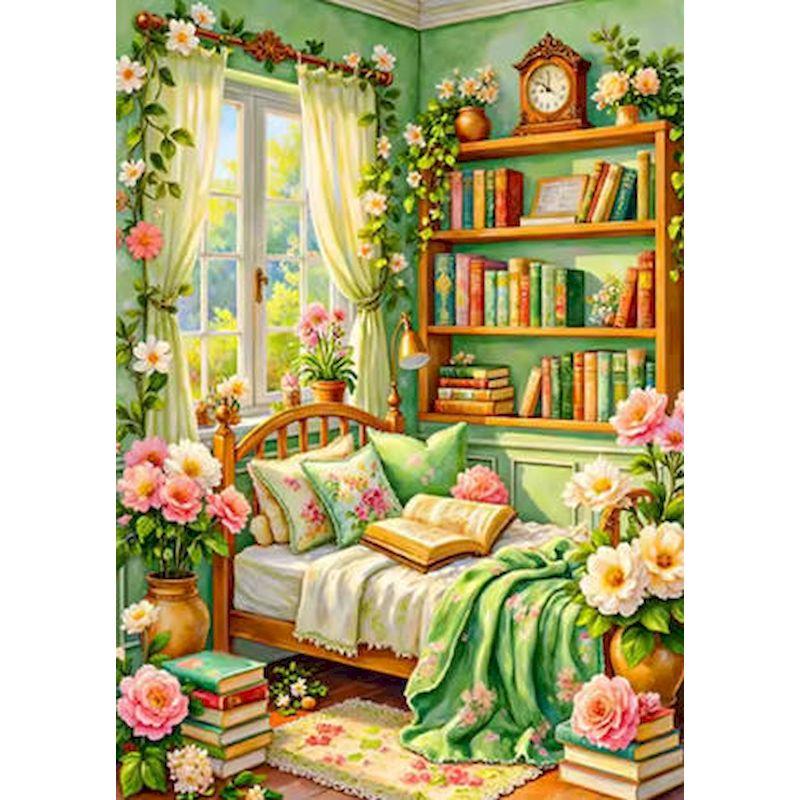 

GATYZTORY Sofa Painting By Numbers Acrylic paints Drawing By Numbers Landscape Easy Paint Unframe Picture Drawing 30x20cm no frame