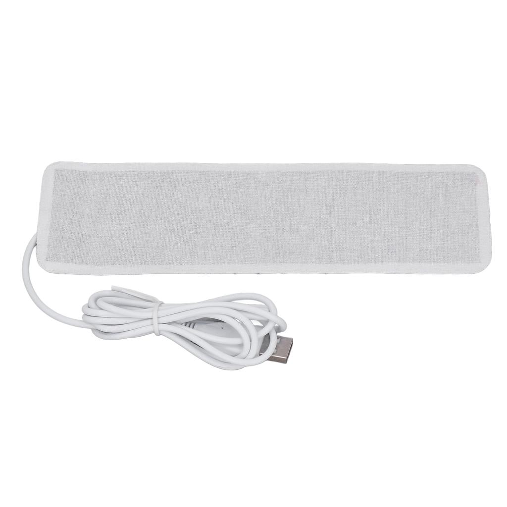 Heating Pad 5V USB Powered Relieve Fatigue Machine Washable Carbon Fiber Electric Heating Pad with 150cm Power Cord for