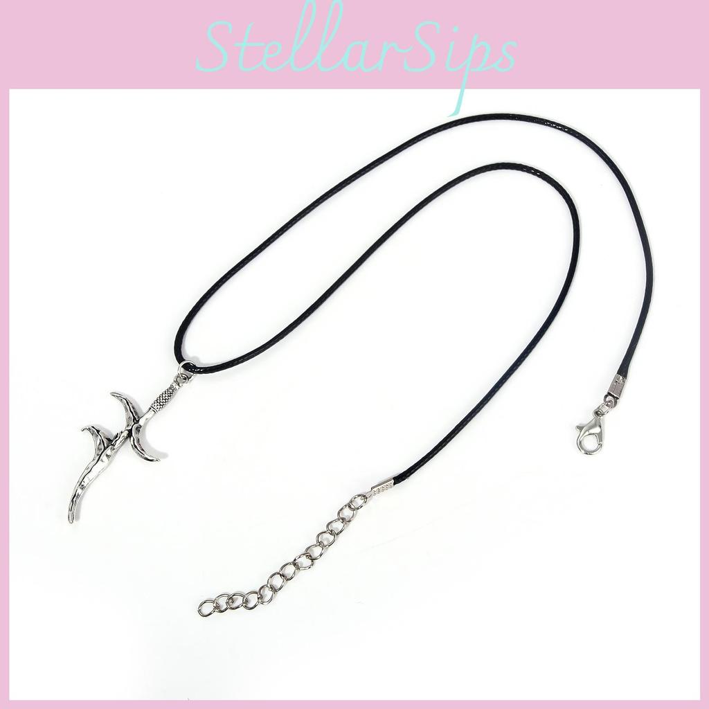 Melina Sword Necklace Alloy Pendant Retro Jewelry Collectors For